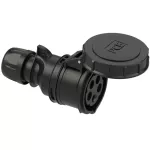 Gniazdo przenośne SHARK 32A 3P+Z+N 400V 50/60Hz 6H IP67, seria MIDNIGHT