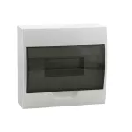 Rozdzielnica natynkowa DB108S 1X8P/SMD dł. 185 szer.95 wys.200 kolor biały / szary