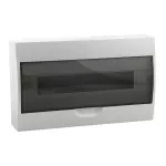 Rozdzielnica natynkowa DB118S 1X18P/SMD dł. 362 szer.95 wys.220 kolor biały / szary