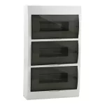 Rozdzielnica natynkowa DB312S 3X12P/SMD dł. 307 szer.100 wys.470 kolor biały / szary