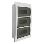 Rozdzielnica podtynkowa DB312F 3X12P/FMD dł. 293 szer.65 wys.455 kolor biały / szary