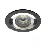 Oczko sufitowe SEIDY CT-DTO50-B okrągły stop aluminium kolor czarny anodowany 1XGx5,3