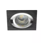 Oczko sufitowe SEIDY CT-DTL50-B kwadratowy stop aluminium kolor czarny anodowany 1XGx5,3