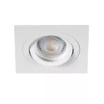 Oczko sufitowe SEIDY CT-DTL50-W/M kwadratowy stop aluminium kolor biały mat 1XGx5,3