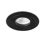 Oczko sufitowe SEIDY CT-DTO50-B/M okrągły stop aluminium kolor czarny mat 1XGx5,3