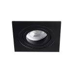 Oczko sufitowe SEIDY CT-DTL50-B/M kwadratowy stop aluminium kolor czarny mat 1XGx5,3