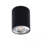 Oprawa sufitowa natynkowa BORD DLP-50-SR/B regulowana kolor czarny / srebrny 1XGU10