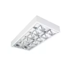 Oprawa rastrowa do T8 LED NOTUS 4LED 218 NT prostokątny jednostronne 2 x max 18W kolor biały Gwarancja lat 7