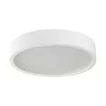 Plafoniera drewniana JASMIN 370-W/M okrągła 37cm kolor biały mat 2XE27