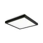 Plafoniera LED z czujnikiem ruchu TYBIA M 25W-NW-SE B kwadrat 32cmx32cm 2600lm barwa biała IP20 kolor czarny  Gwarancja lat 5