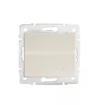 Gniazdo z uziemieniem IP 44 Schuko LOGI 02-1230-103 kr śrubowy kolor kremowy