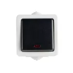 Łącznik jednobiegunowy LED TEKNO 05-1110-143 sz śrubowy kolor szary