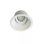 Oczko sufitowe APRILA DTO-W okrągły stop aluminium kolor biały mat 1XGx5,3/GU10