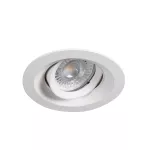 Oczko sufitowe COLIE DTO-W okrągły stop aluminium kolor biały mat 1XGx5,3/GU10