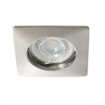 Oczko sufitowe NESTA DSL-C/M kwadratowy stop aluminium kolor chrom mat 1XGx5,3/GU10
