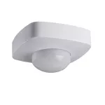 Czujnik ruchu 2xPIR SENZO IP20 kąt detekcji H360/V120 zasięg max 10m natynkowy kolor biały