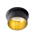 Oczko sufitowe SPAG S B/G okrągły stop aluminium kolor czarny / złoty 1XGx5,3/GU10