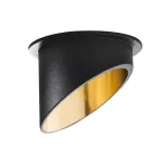 Oczko sufitowe SPAG C B/G okrągły stop aluminium kolor czarny / złoty 1XGx5,3/GU10