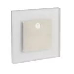 Oprawa przyschodowa LED APUS LED PIR WW 12 DC 0.8W barwa 3000K 13Lm IP 20 kwadratowy kolor stal nierdzewna