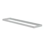 Ramka natynkowa do paneli ADTR 12030 SR prostokątny dł. 120cm szer. 30cm wys.4,5cm kolor srebrny złożona