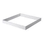 Ramka natynkowa do paneli ADTR-S-H 6060 W kwadratowy dł. 60cm szer. 60cm wys.6,5cm kolor biały złożona