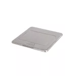 Puszka podłogowa do montażu w podłogach technicznych i wylewanych BIURO+ 04-0032-100 kolor stal nierdzewna