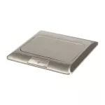 Puszka podłogowa do montażu w podłogach technicznych i wylewanych BIURO+ 04-0034-100 kolor aluminium