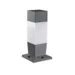Oprawa elewacyjna INVO OP 47-L-GR E27 IP54 max 20W kolor grafitowy