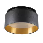 Oczko sufitowe GOVIK DSO-B/G okrągły stop aluminium kolor czarny / złoty 1XGx5,3/GU10