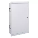 Rozdzielnica metalowa podtynkowa KP-DB-I-MF-418 dł. 467 szer.115 wys.711 kolor biały