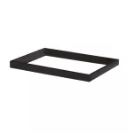 Ramka natynkowa do paneli ADTR 3060 B prostokątny dł. 60cm szer. 30cm wys.4,5cm kolor czarny złożona