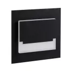Oprawa przyschodowa LED SABIK MINI LED B-WW 12 DC 0.8W barwa 3000K 13Lm IP 20 kwadratowy kolor czarny