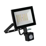 Naświetlacz GRUN NV LED-30-B-SE z czujnikiem ruchu barwa 4000K 2650lm IP44 kolor czarny