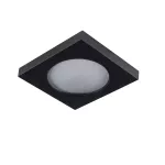 Oczko sufitowe FLINI IP44 DSL-B kwadratowy stop aluminium kolor czarny 1XGx5,3/GU10