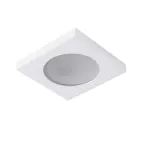Oczko sufitowe FLINI IP44 DSL-W kwadratowy stop aluminium kolor biały 1XGx5,3/GU10