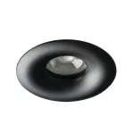 Oczko sufitowe DROXY IP65 DSO-B okrągły stop aluminium kolor czarny 1XGx5,3/GU10