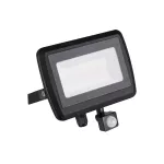 Naświetlacz LED z czujnikiem ruchu ANTEM LED 50W-NW-SE B regulowany kąt 4000lm barwa biała IP44 kolor czarny
