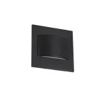Oprawa przyschodowa LED ERINUS LED LL B-NW 12 DC 1.5W barwa 4000K 30Lm IP 20 kwadratowy kolor czarny