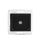 Gniazdo antenowe typu F LOGI 02-1301-042 cm kolor czarny mat