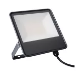 Naświetlacz LED IQ-LED FL-50W-NW regulowany kąt 6000lm 120lm/W barwa biała IP65 kolor czarny TÜV Gwarancja [lat] 5