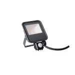 Naświetlacz LED z czujnikiem ruchu IQ-LED FL-10W-NW-SE regulowany kąt 1200lm 120lm/W barwa biała IP65 kolor czarny TÜV Gwarancja [lat] 5
