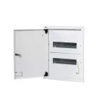 Rozdzielnica metalowa podtynkowa KP-DB-I-MF-212 dł. 375 szer.115 wys.448 kolor biały