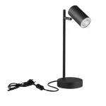 Lampka biurkowa EVALO TL GU10 B-SR GU10 kolor czarny