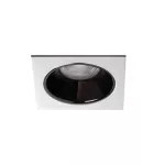 Oczko sufitowe GLOZO DSL B/W kwadratowy stop aluminium kolor czarny / biały 1XGx5,3/GU10