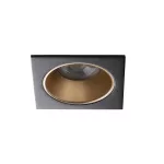 Oczko sufitowe GLOZO DSL G/B kwadratowy stop aluminium kolor złoty / czarny 1XGx5,3/GU10
