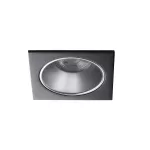 Oczko sufitowe GLOZO DSL SR/B kwadratowy stop aluminium kolor srebrny / czarny 1XGx5,3/GU10