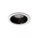 Oczko sufitowe GLOZO DSO B/W okrągły stop aluminium kolor czarny / biały 1XGx5,3/GU10