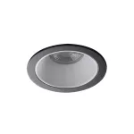 Oczko sufitowe GLOZO DSO W/B okrągły stop aluminium kolor biały / czarny 1XGx5,3/GU10