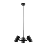 Lampa wisząca AGZAR C 3xE14 B kolor czarny