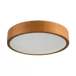 Plafoniera drewniana JASMIN 370-G/O okrągła 37cm kolor złoty dąb 2XE27